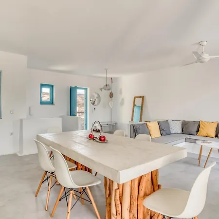 公寓 Seaside Paros House Blue 纳乌萨